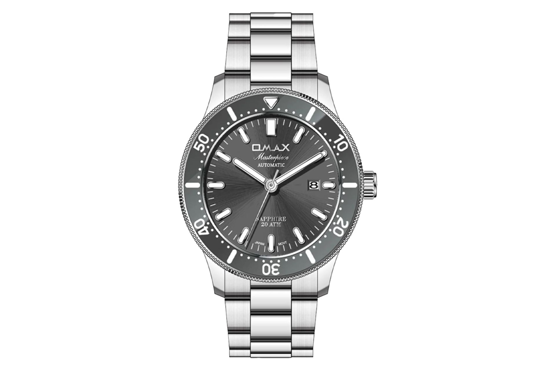 فریم و صفحه ساعت مچی مردانه اوماکس Masterpiece Automatic OSA030P96I