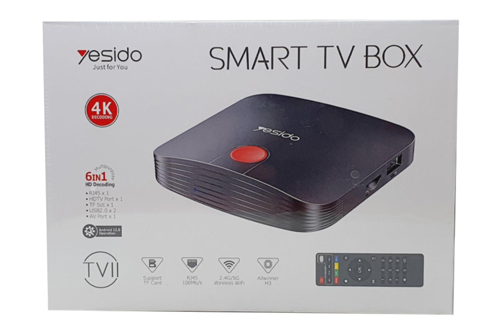 جعبه اندروید باکس یسیدو TV11 Smart TV Box