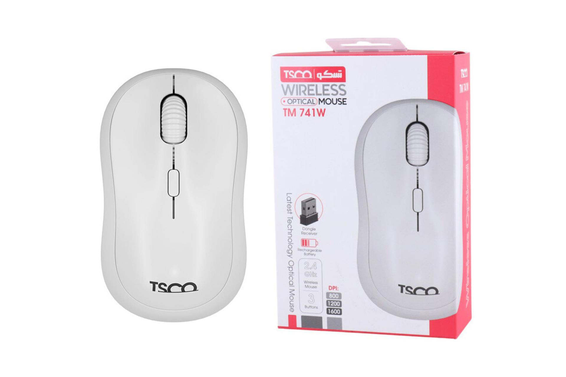 جعبه ماوس تسکو TM 741W