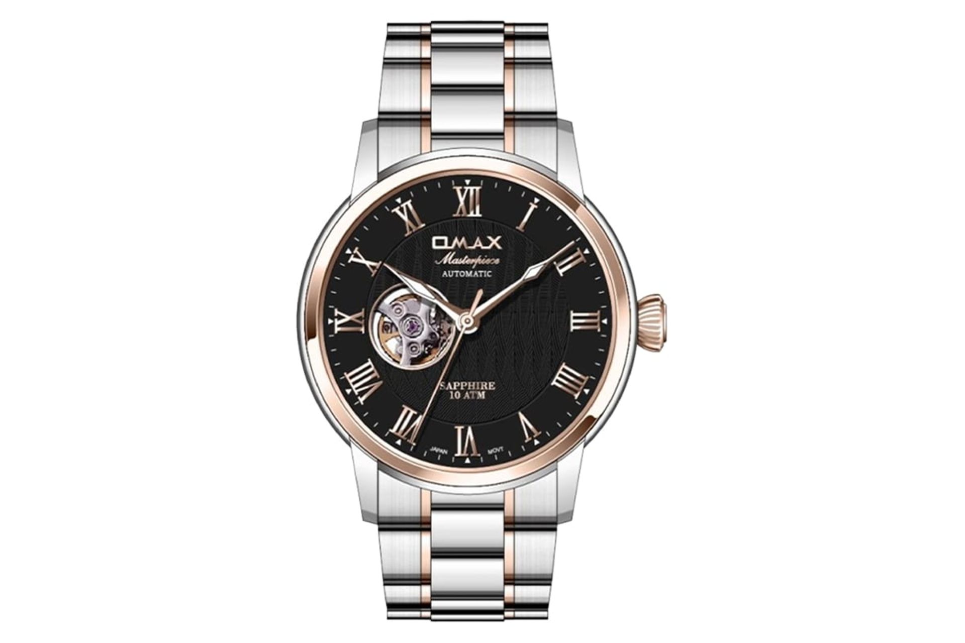 فریم و صفحه ساعت مچی مردانه اوماکس Masterpiece Automatic OAOR009C2CI