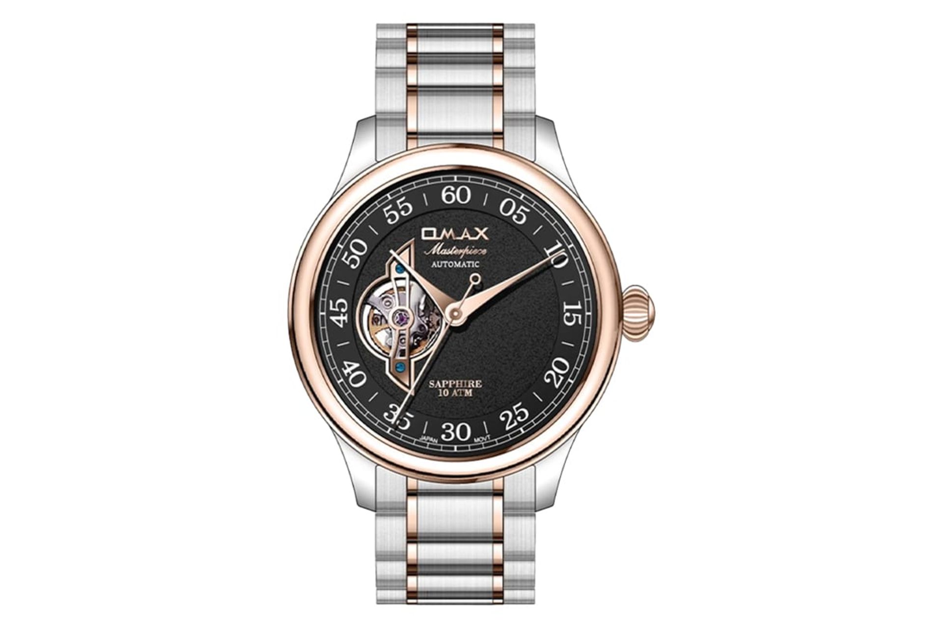 فریم و صفحه ساعت مچی مردانه اوماکس Masterpiece Automatic OAOR017C2CA