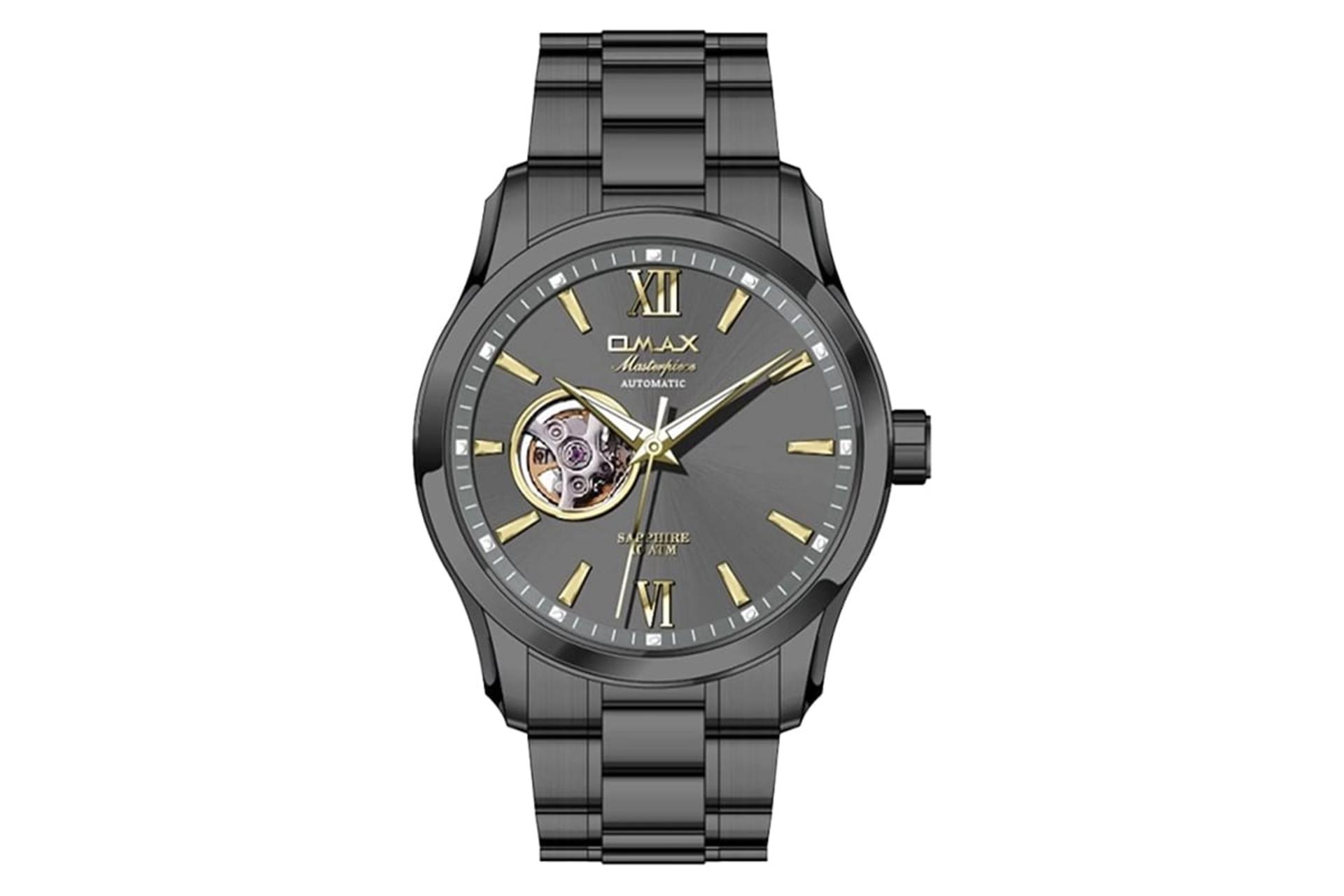 فریم و صفحه ساعت مچی مردانه اوماکس Masterpiece Automatic OAOR008N99I