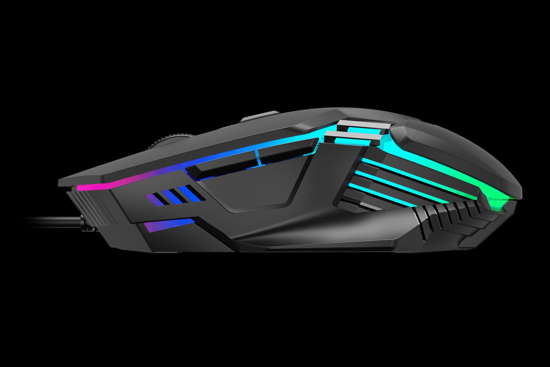 نمای کنار ماوس گیم دیاس AURA GS4