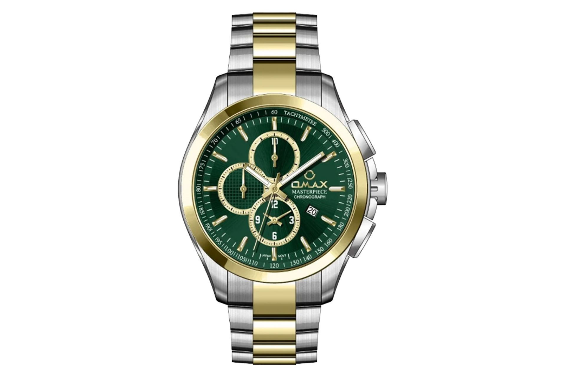 فریم و صفحه ساعت مچی مردانه اوماکس Masterpiece Quartz MG36T9TI