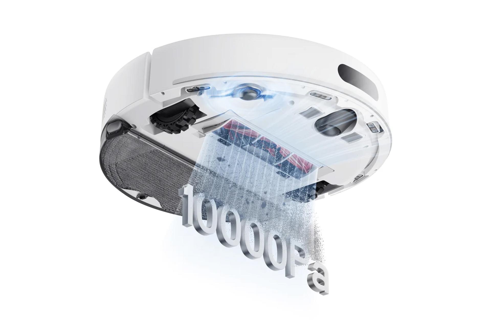 نمای پایین جارو رباتیک شیائومی S40