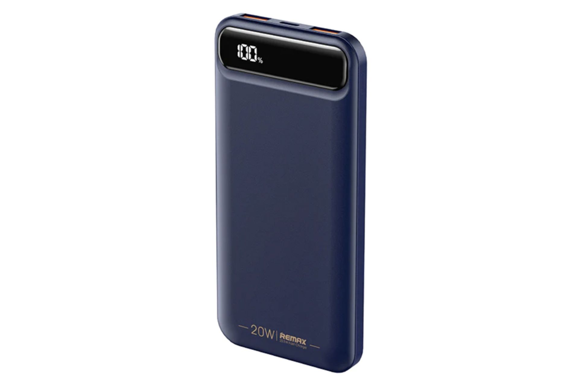 ابعاد و اندازه پاور بانک ریمکس RPP-520 Bole Series با ظرفیت 10000 میلی‌آمپر ساعت