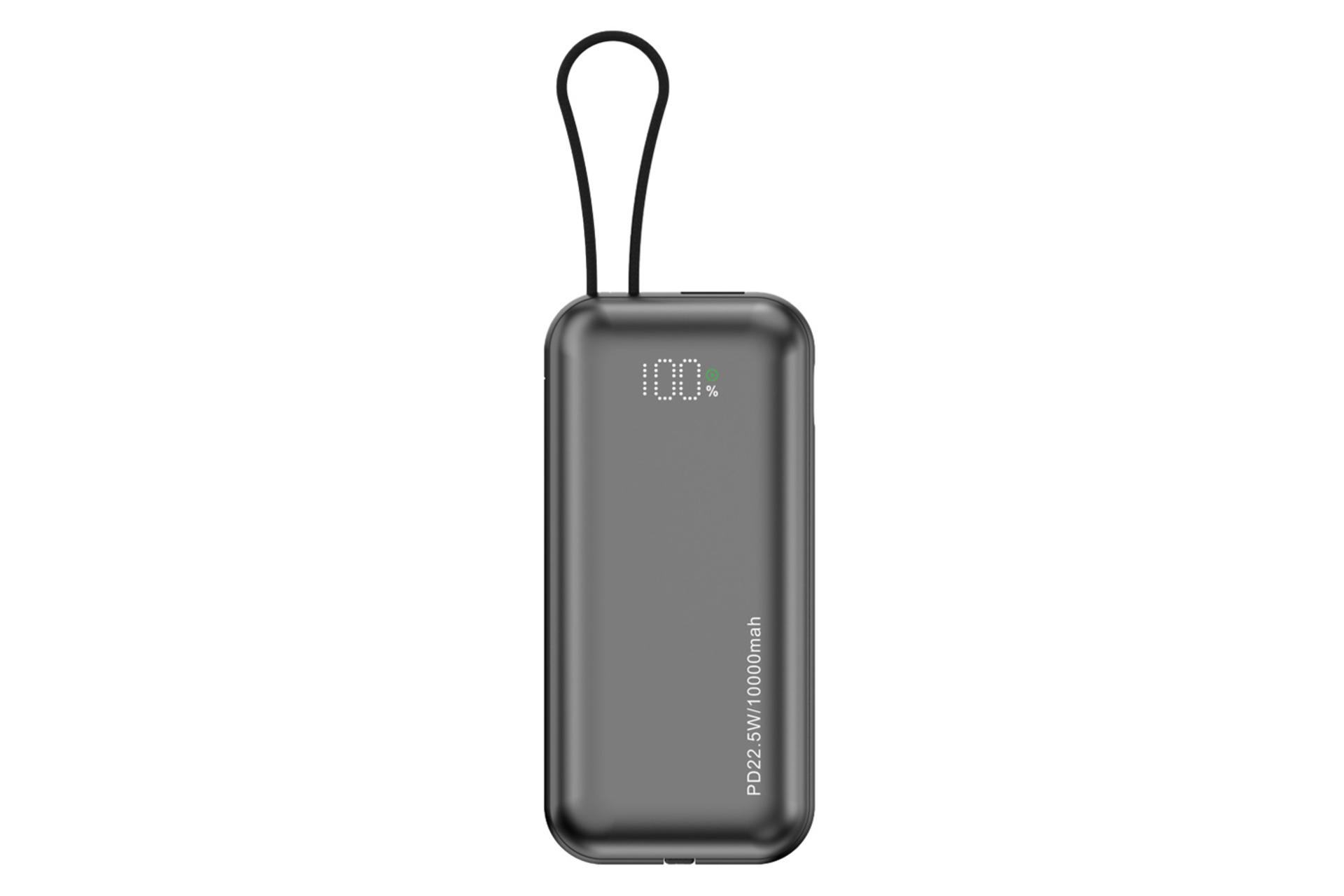 ابعاد و اندازه پاور بانک پرودو PD-PBFCH044 با ظرفیت 10000 میلی‌آمپر ساعت