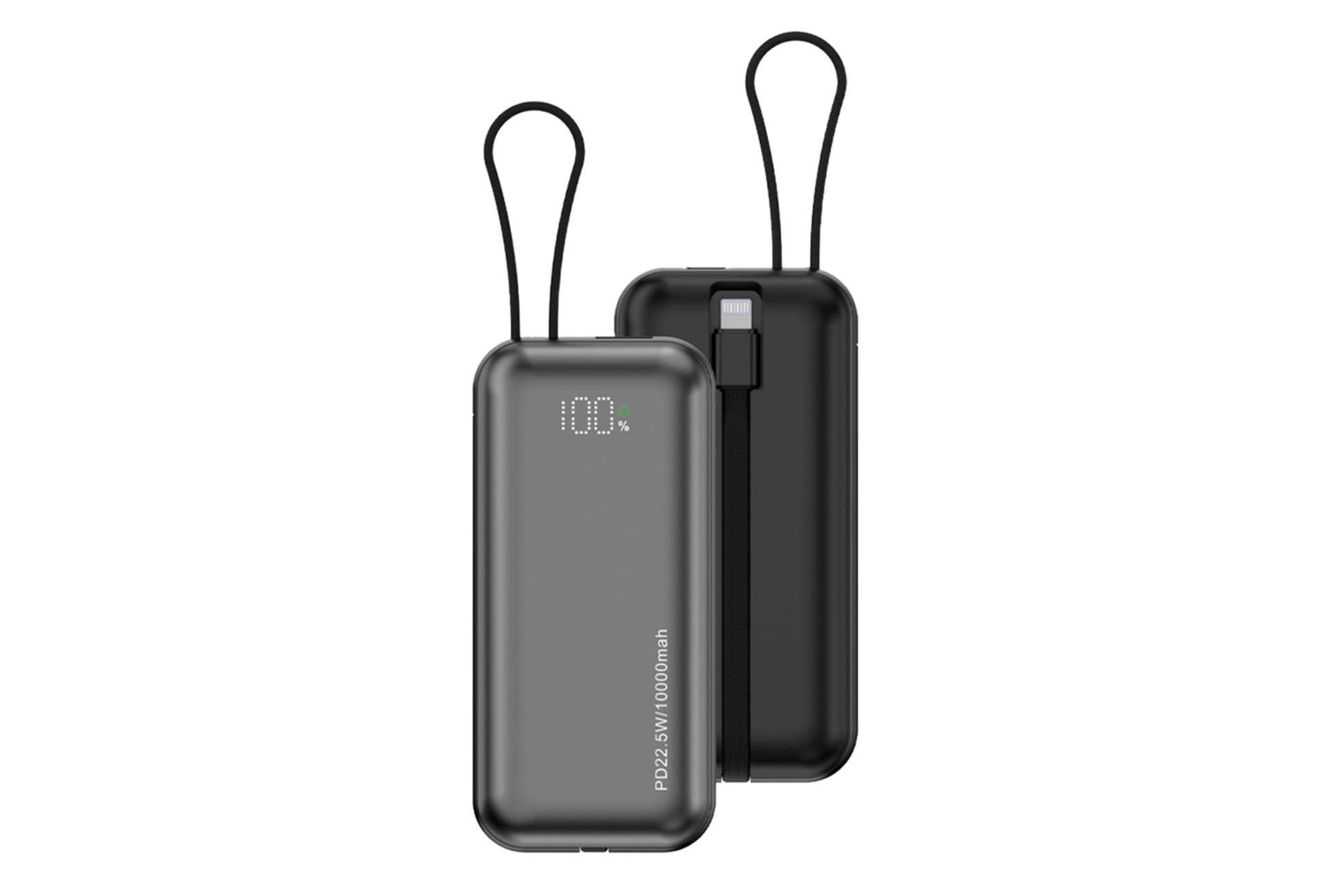 پاور بانک پرودو PD-PBFCH044 با ظرفیت 10000 میلی‌آمپر ساعت