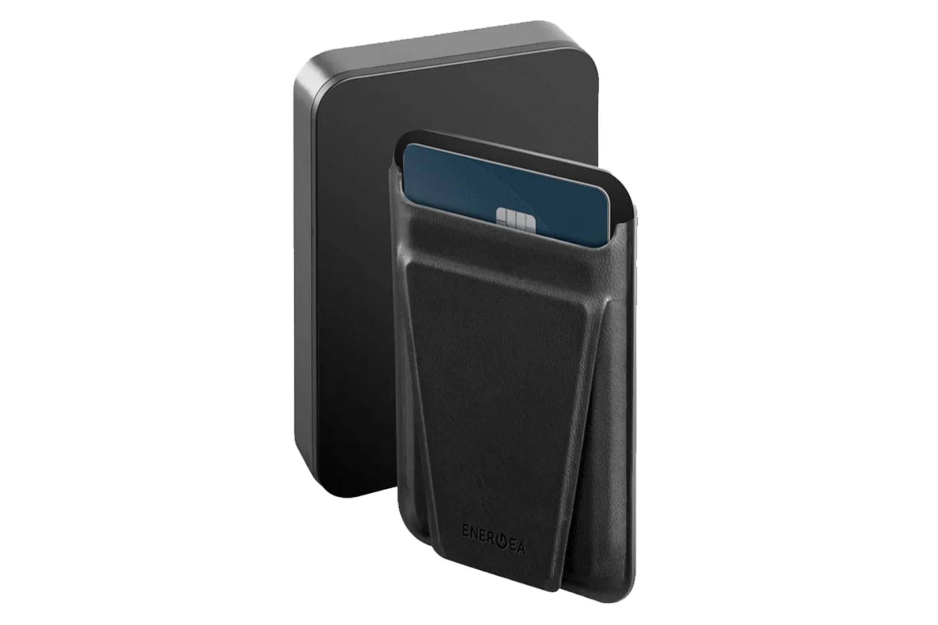 پاور بانک انرجیا MagWallet Card با ظرفیت 10000 میلی‌آمپر ساعت و امکان شارژ بی‌سیم