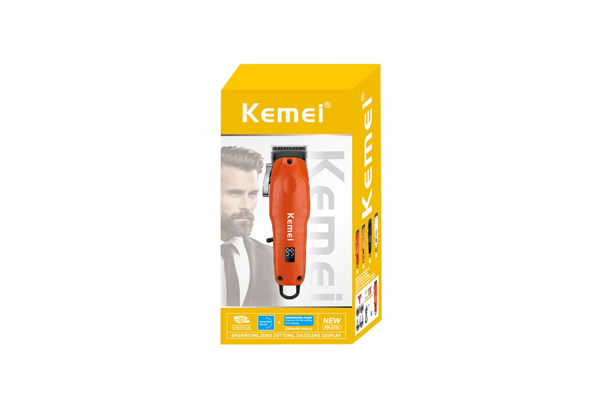 جعبه ماشین اصلاح و ریش تراش کیمی KM-2355