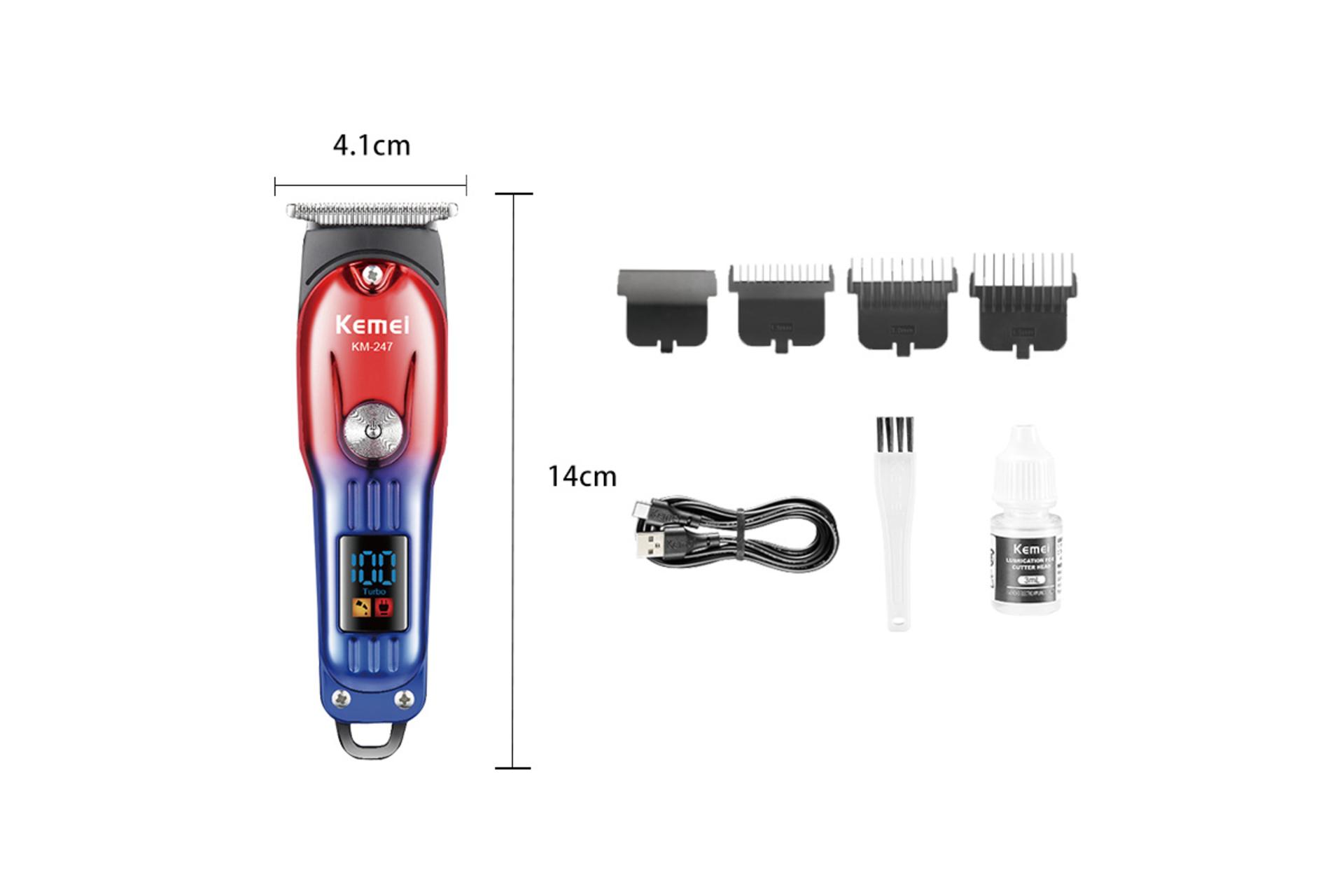 اقلام همراه ماشین اصلاح و ریش تراش کیمی KM-2290