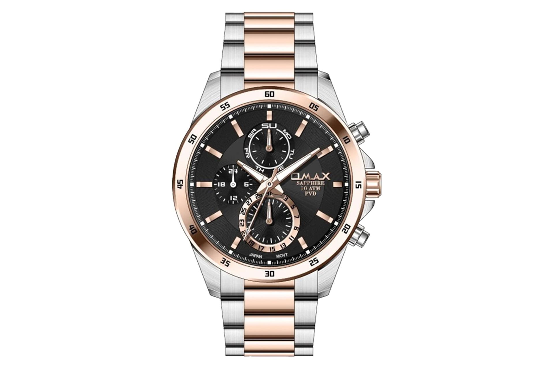 فریم و صفحه ساعت مچی مردانه اوماکس Masterpiece Quartz OAEM009C2CI