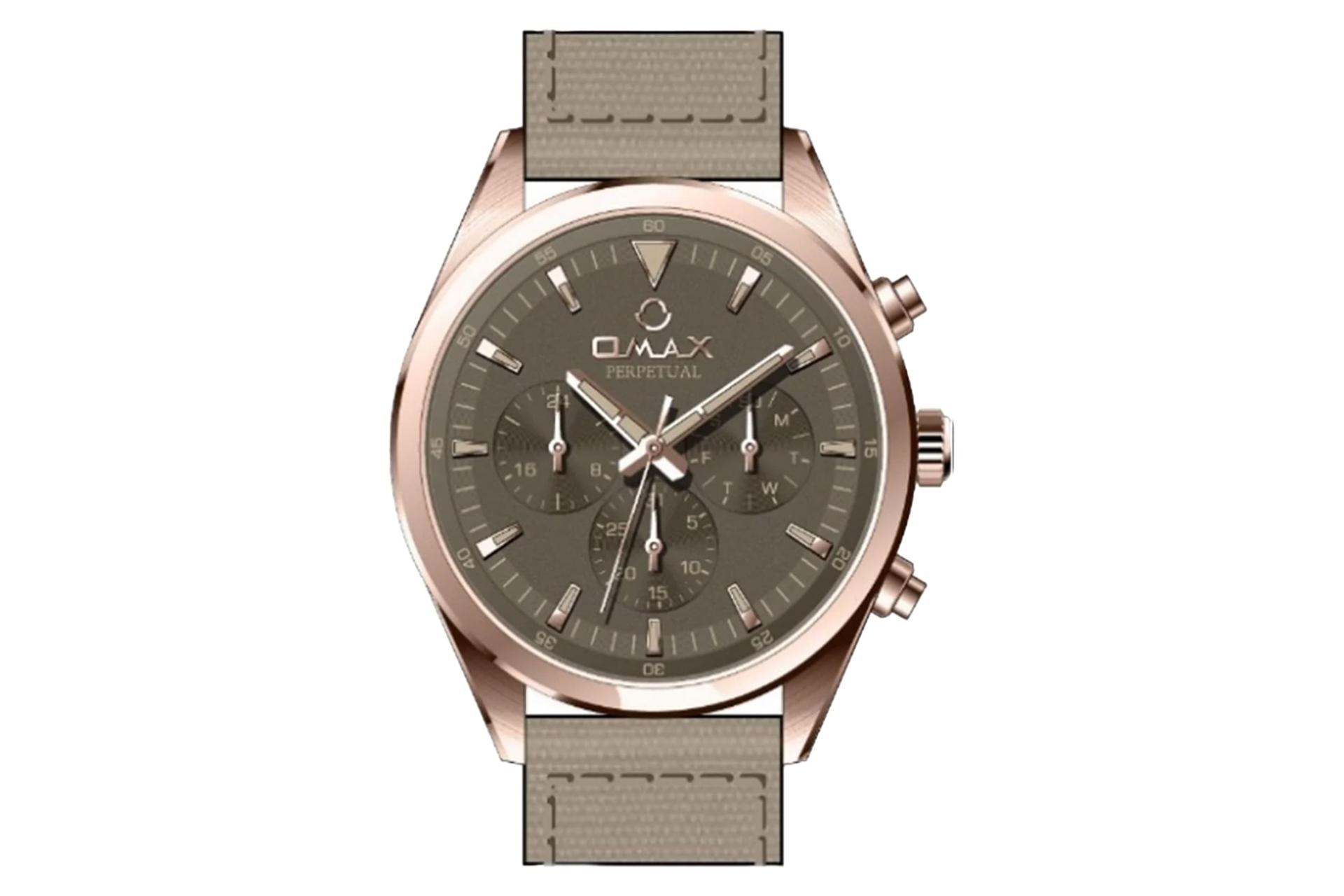 فریم و صفحه ساعت مچی مردانه اوماکس Perpetual PG17R53I