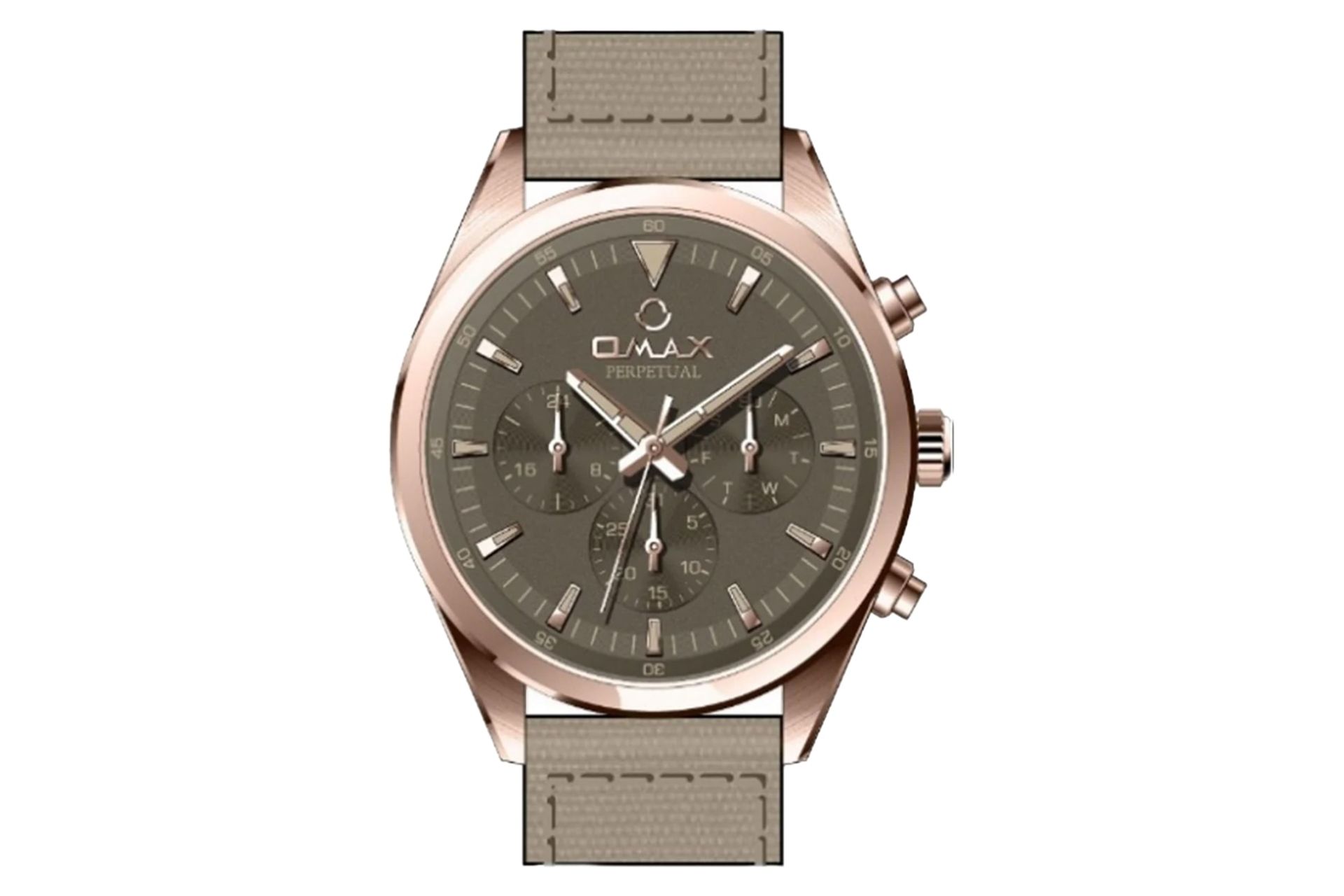 فریم و صفحه ساعت مچی مردانه اوماکس Perpetual PG17R53I