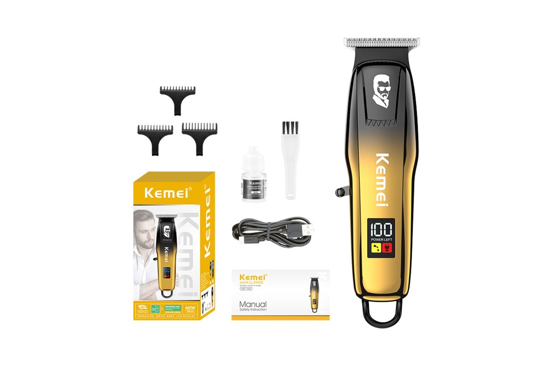 اقلام همراه ماشین اصلاح و ریش تراش کیمی KM-J03