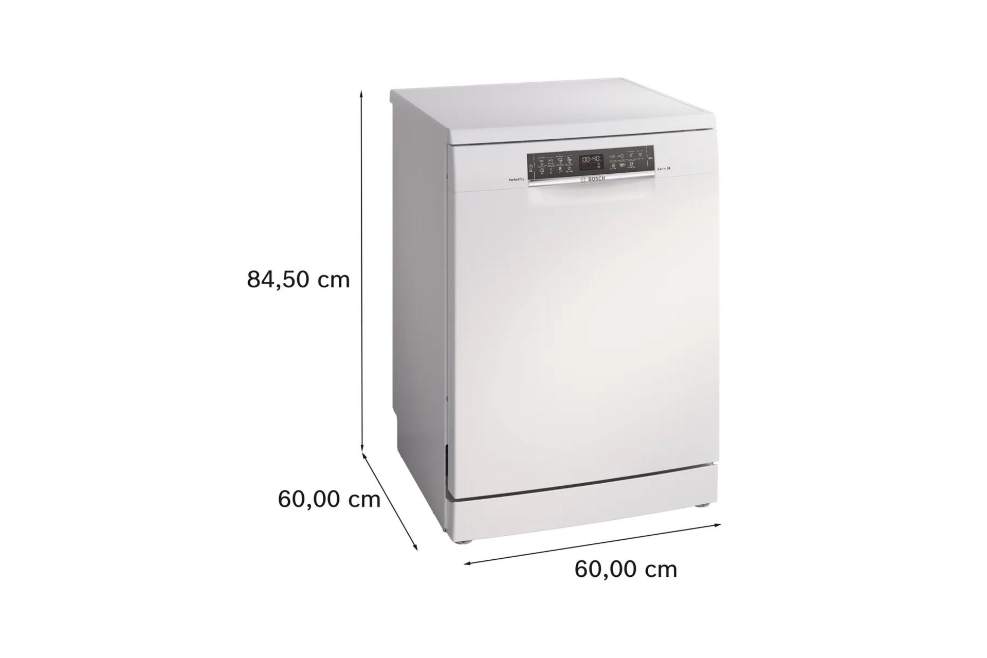ابعاد و اندازه ماشین ظرفشویی بوش SMS6ZCW85M