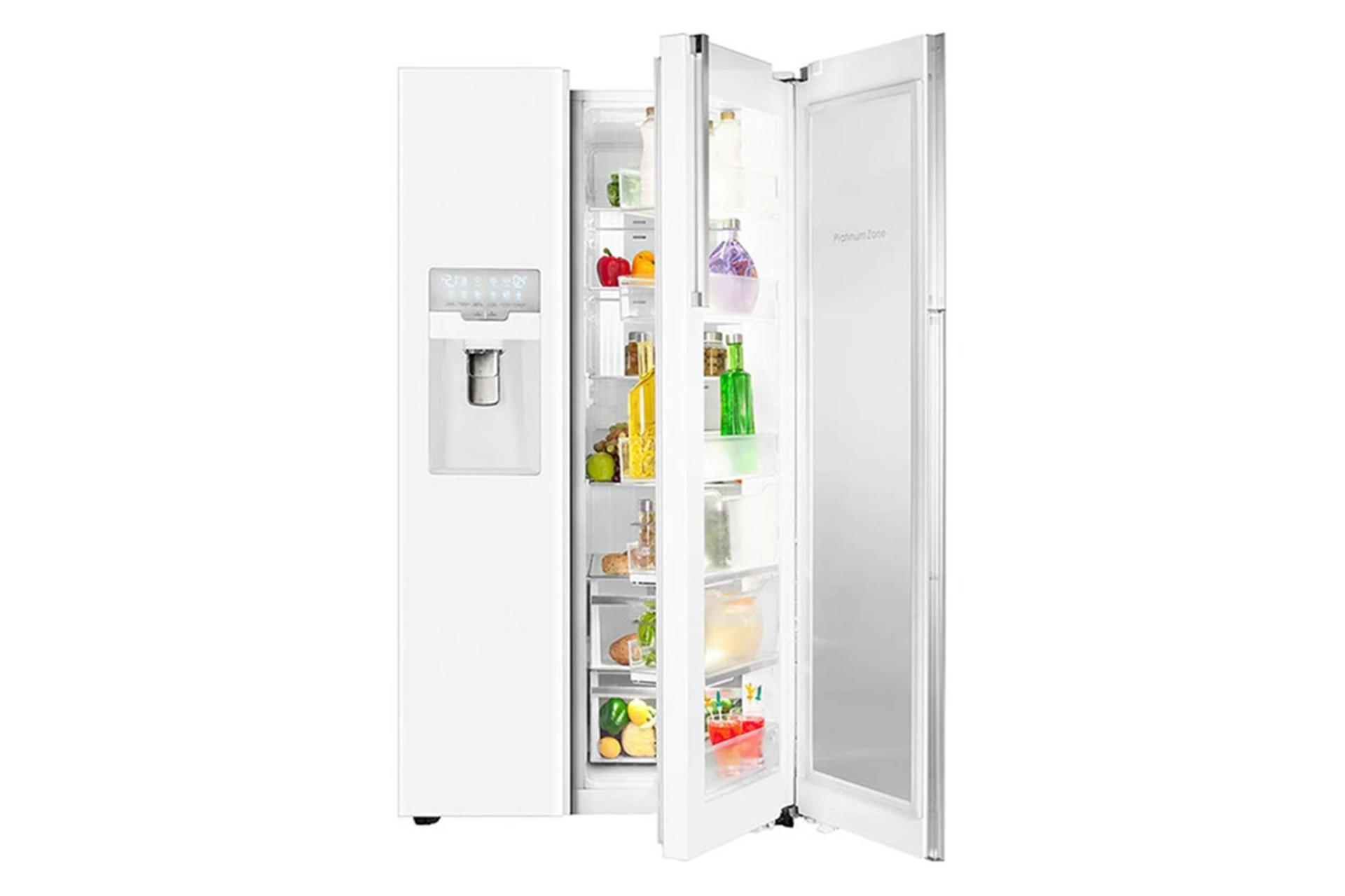 نمای داخل یخچال فریزر اسنوا S3Di-S300