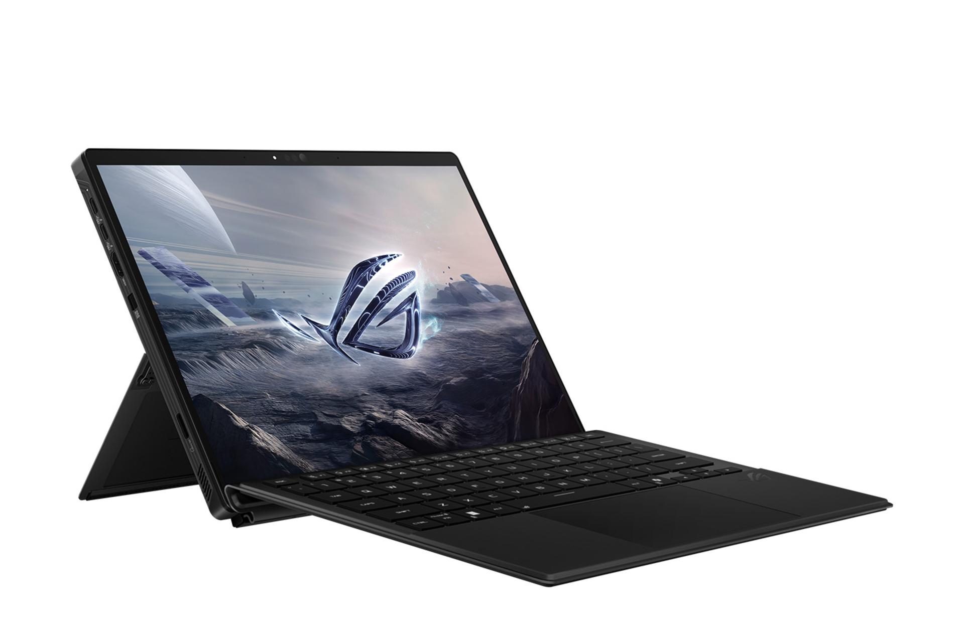 لپ تاپ ایسوس ASUS ROG Flow Z13 GZ302 2025 نمای جلو و چپ