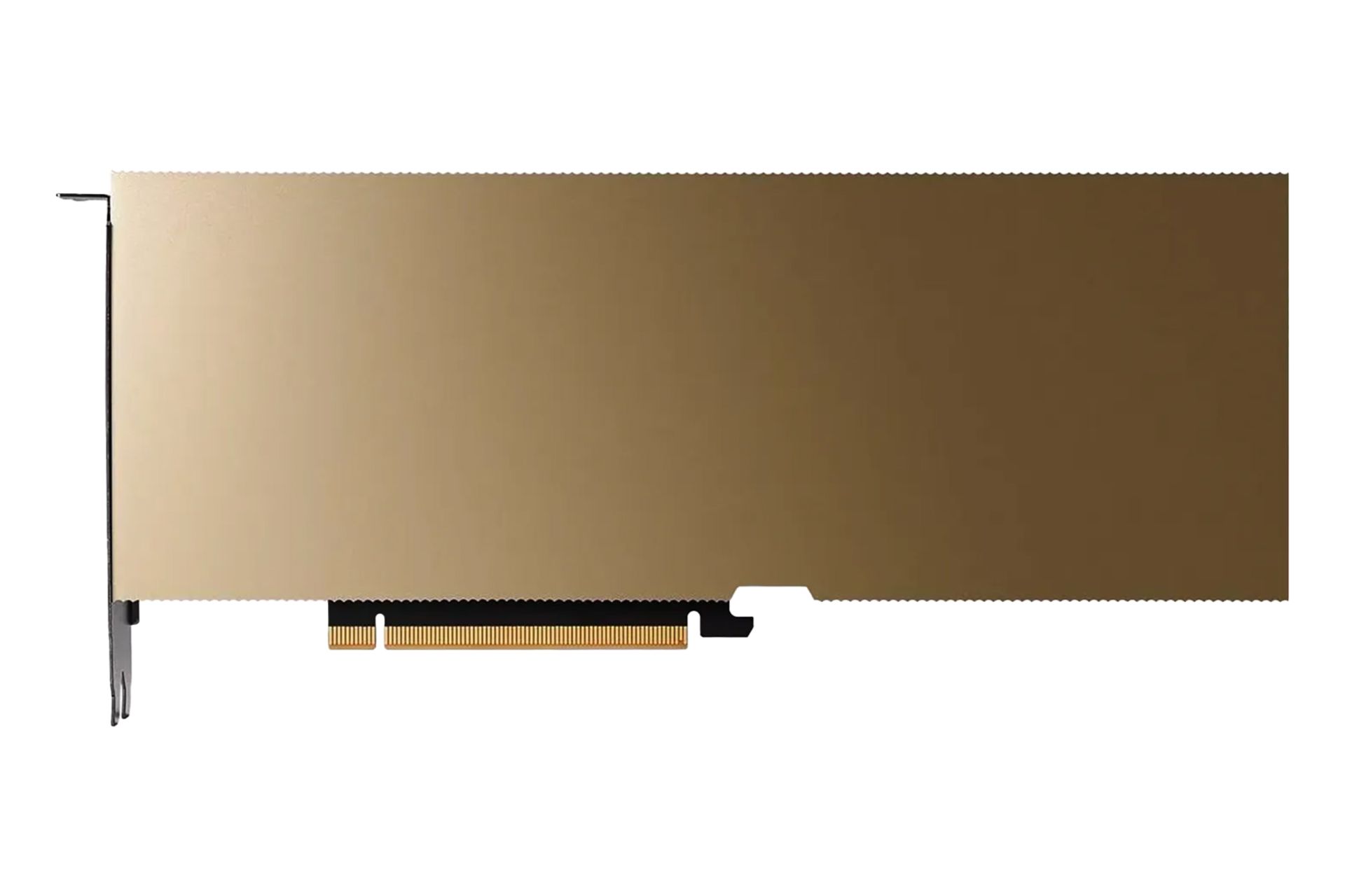 نمای زیر کارت گرافیک انویدیا H100 PCIe نسخه 80 گیگابایت