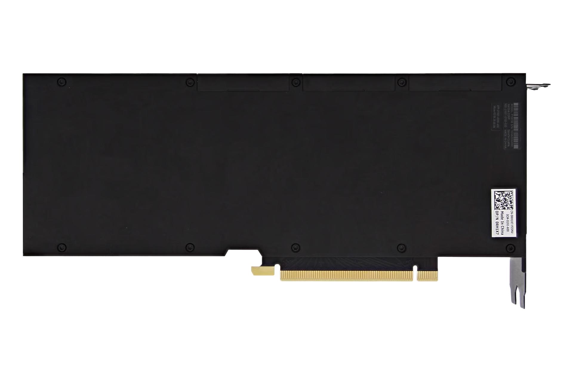 بک پلیت کارت گرافیک انویدیا A100 PCIe نسخه 80 گیگابایت