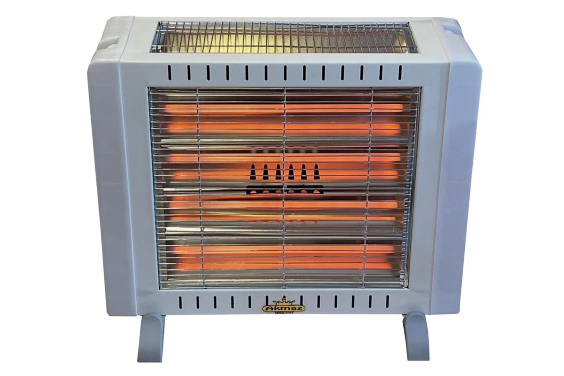 بخاری برقی آکماز 6 المنت رنگ سفید