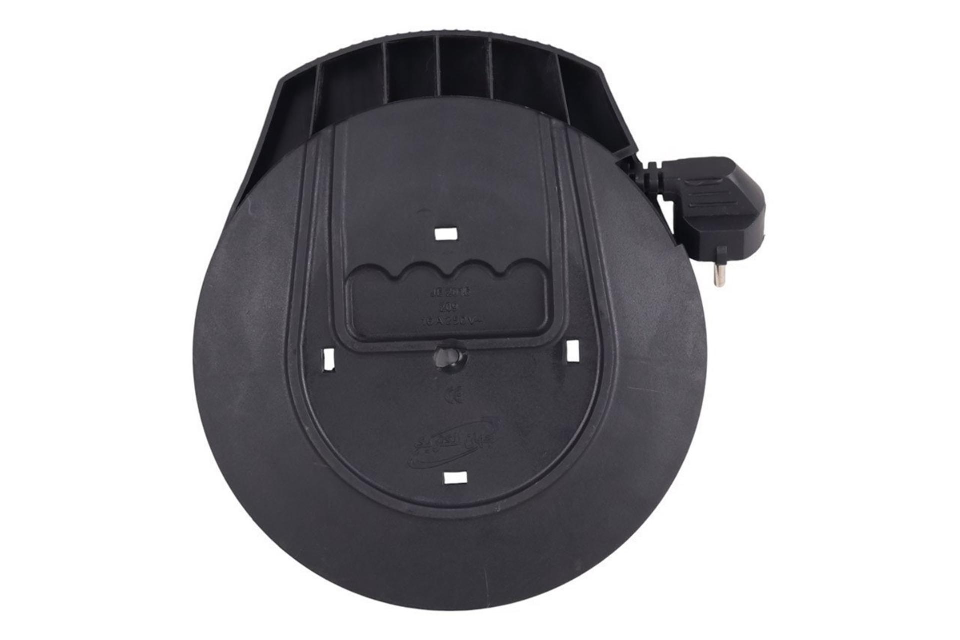 نمای پشت چندراهی برق جهان الکتریک مدل 4 خانه با کابل 6 متر