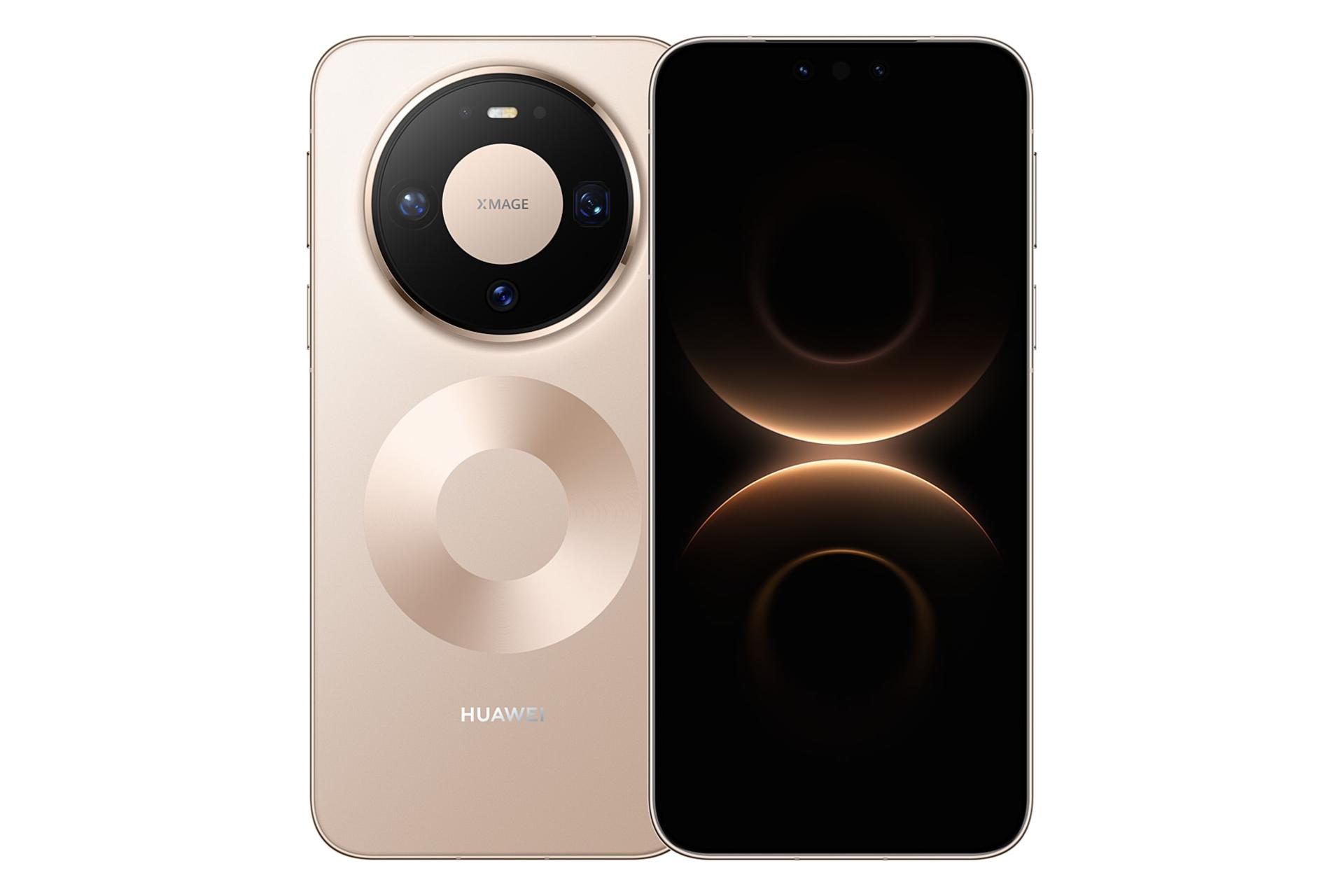 پنل جلو و پشت گوشی موبایل میت 80 پرو هواوی طلایی / Huawei Mate 80 Pro