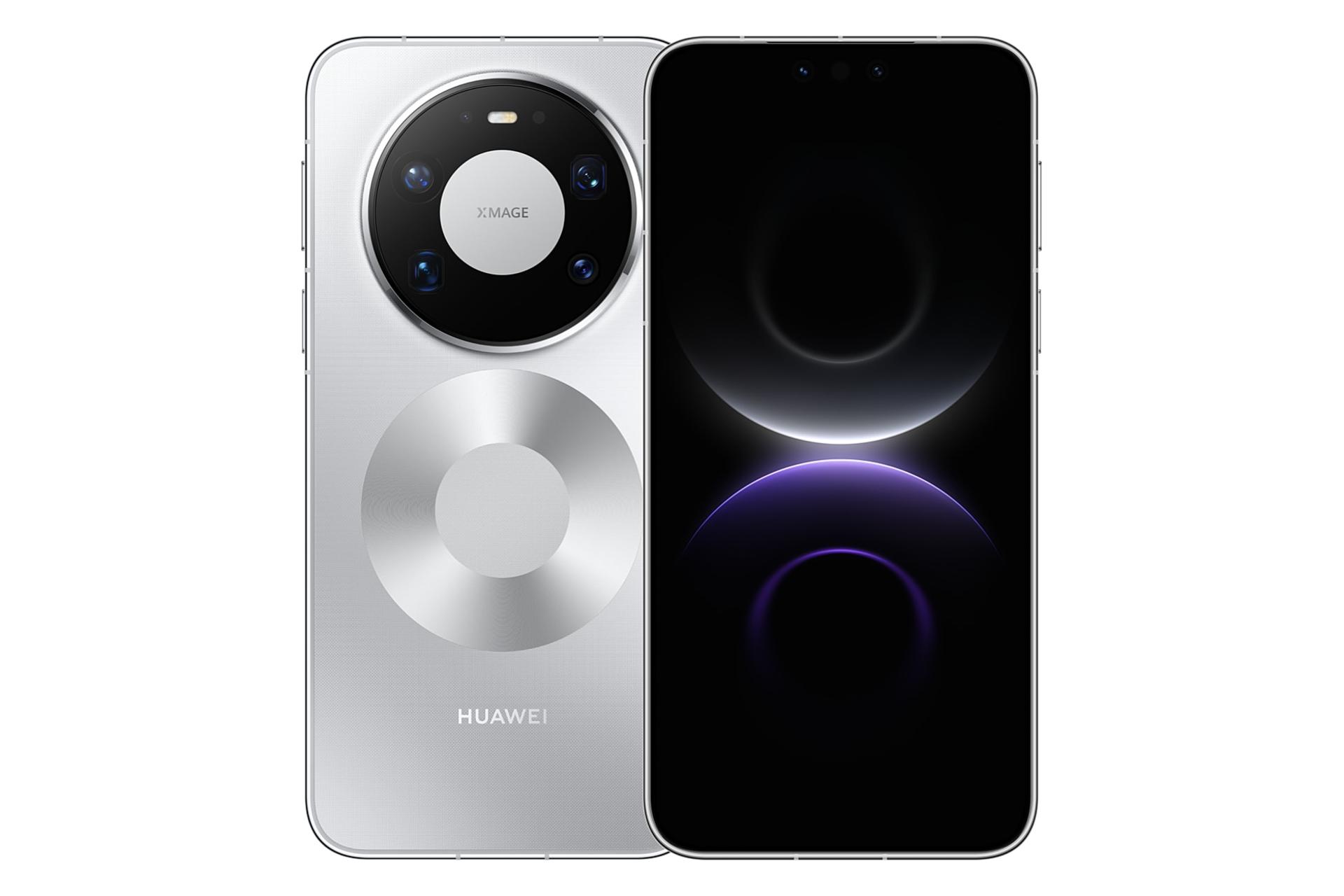 پنل جلو و پشت گوشی موبایل میت 80 پرو مکس هواوی نقره ای / Huawei Mate 80 Pro Max