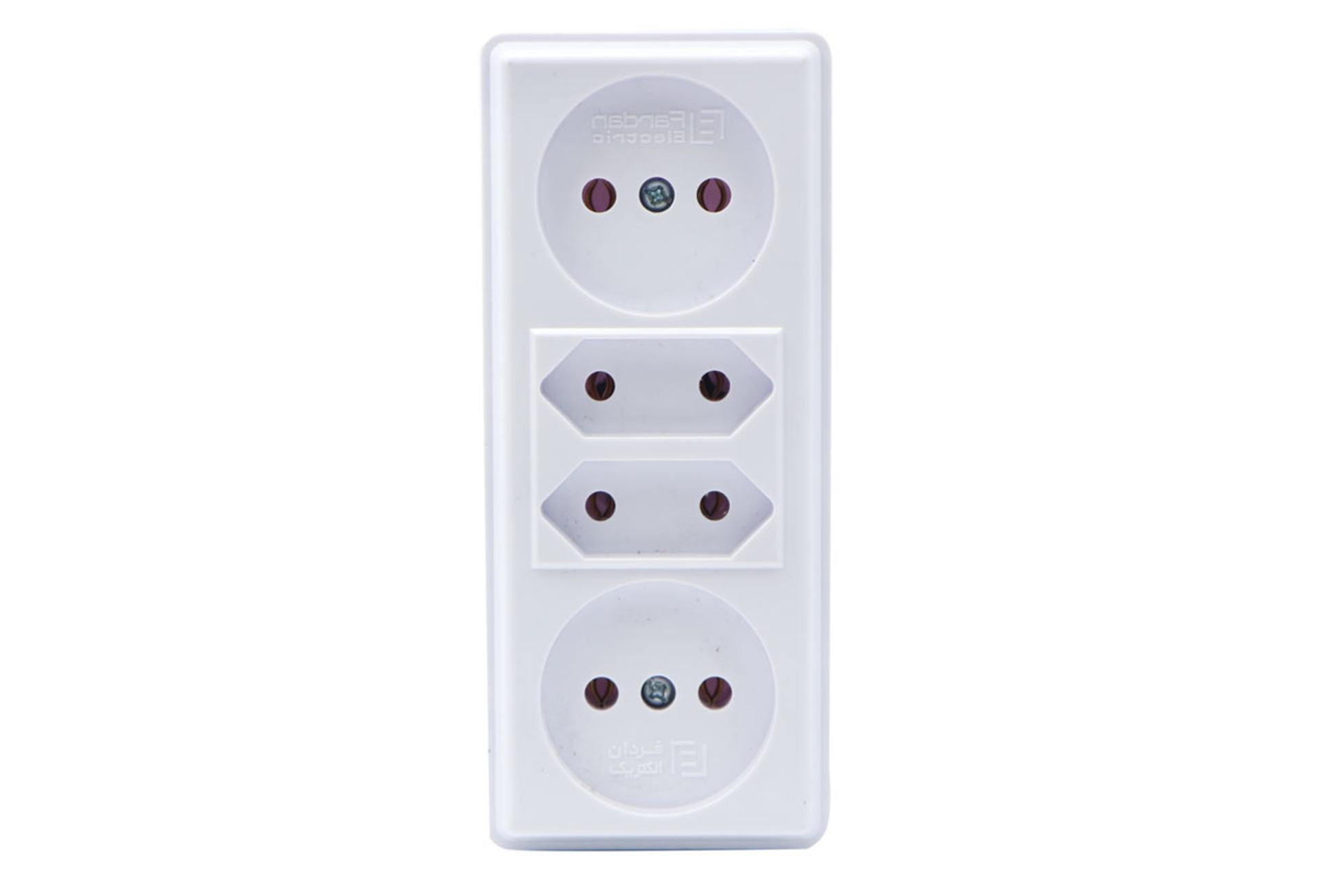 چندراهی برق فردان الکتریک مدل 30203 رنگ سفید