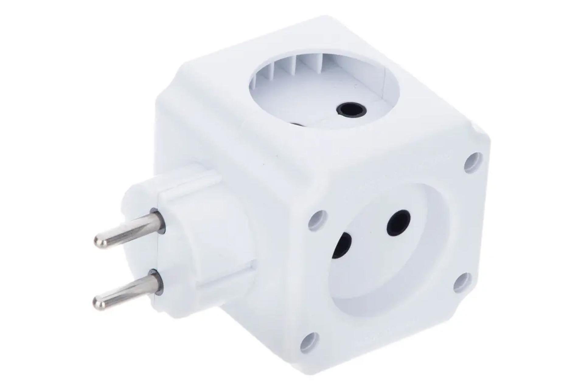 چندراهی برق خیام الکتریک مدل زمرد رنگ سفید