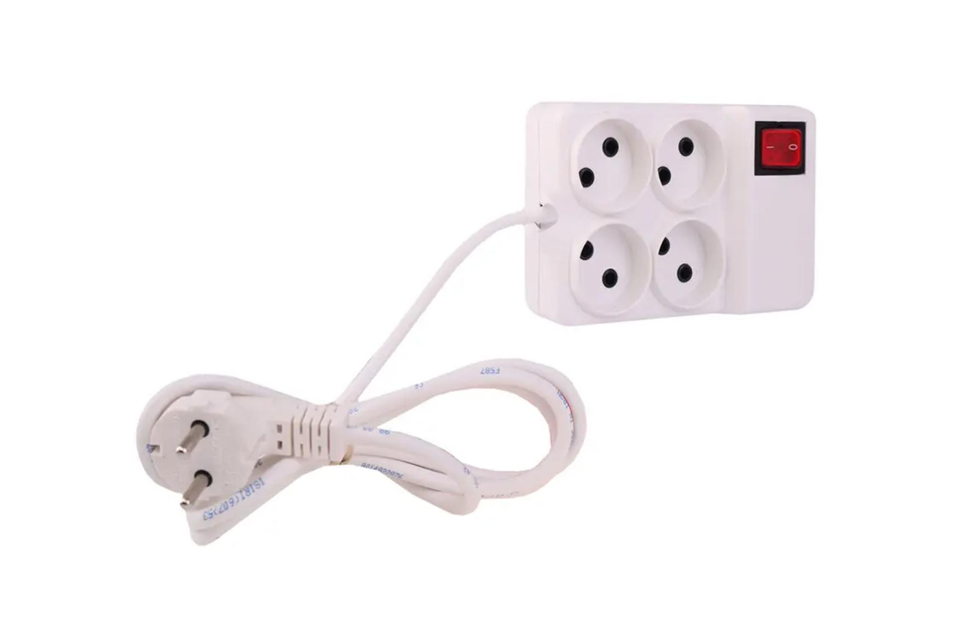 چندراهی برق جهان الکتریک مدل کارا با کابل 3.8 متر