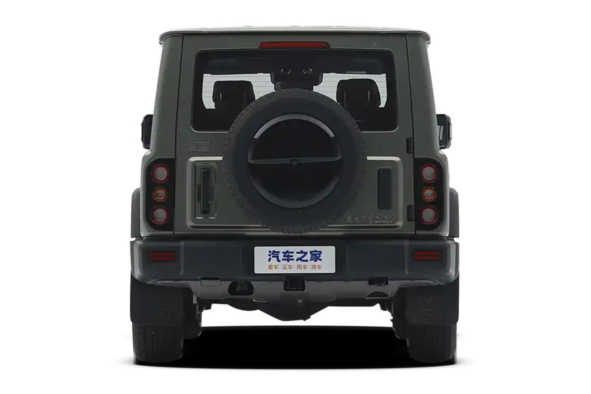 خودرو بی ای دبلیو BAW 212 T01 نمای پشت