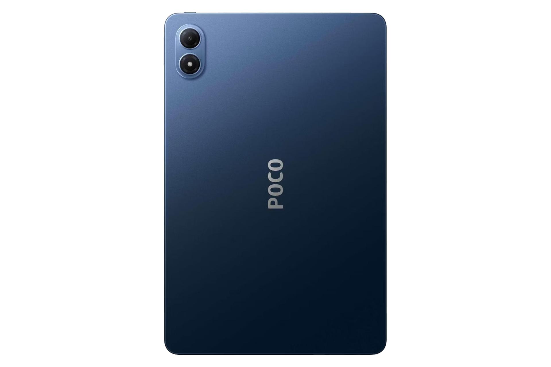 پنل پشت تبلت پوکو پد M1 شیائومی / Xiaomi Poco Pad M1 با نمایش لوگو و دوربین رنگ آبی