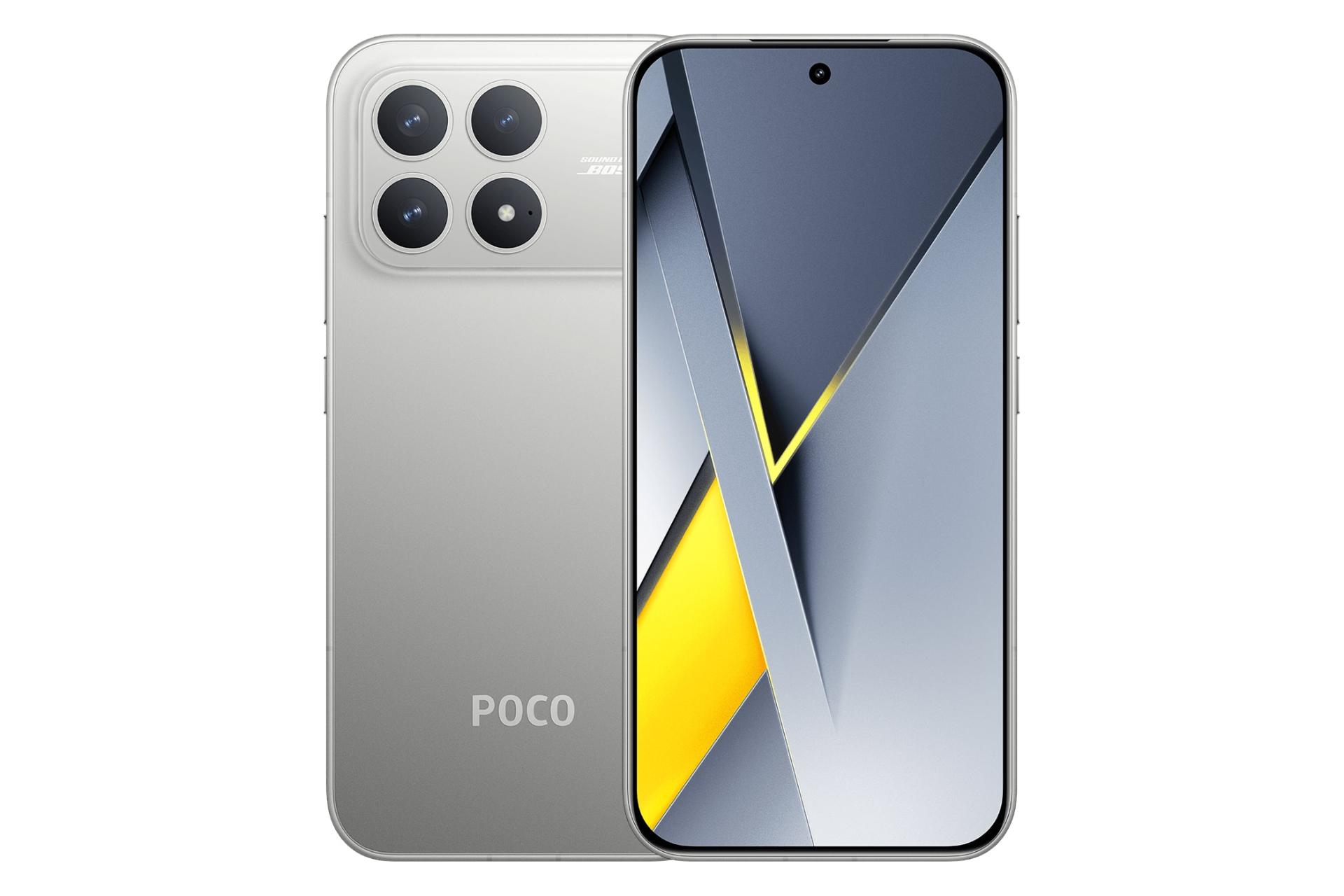 پنل جلو و پشت گوشی موبایل پوکو F8 پرو شیائومی تیتانیوم / Xiaomi Poco F8 Pro