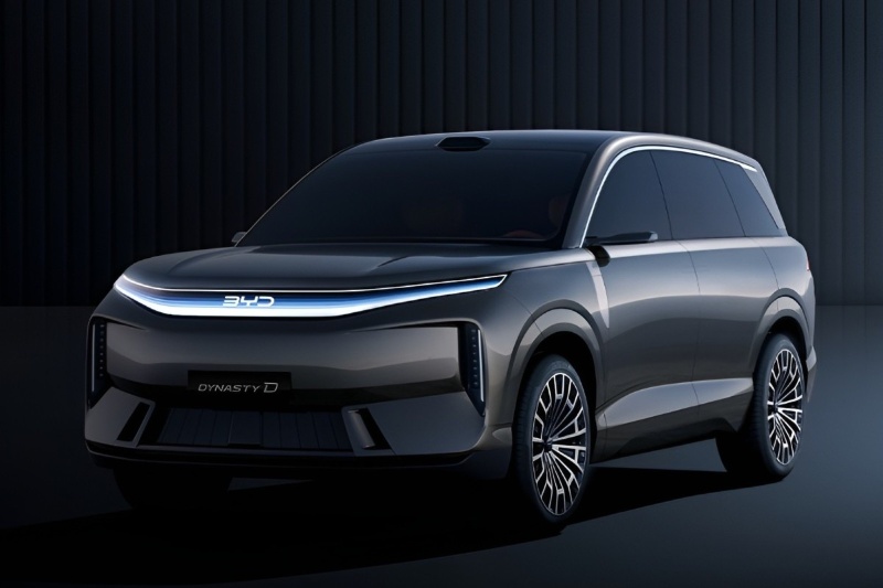 شاسی‌بلند لوکس BYD با سیستم فرمان‌پذیری چرخ عقب رؤیت شد