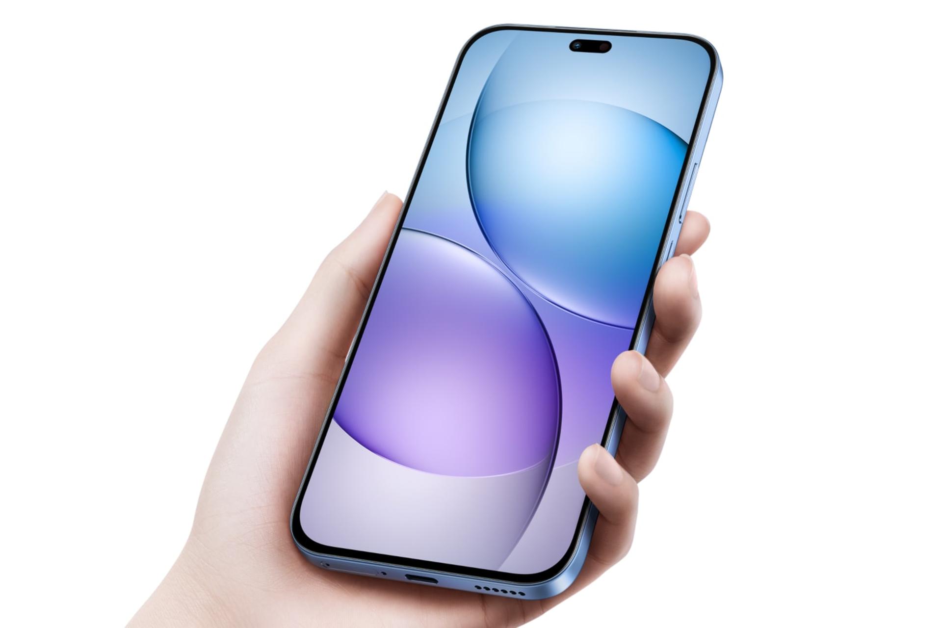 ابعاد گوشی موبایل ویکو Wiko Hi Enjoy 80 Pro آبی