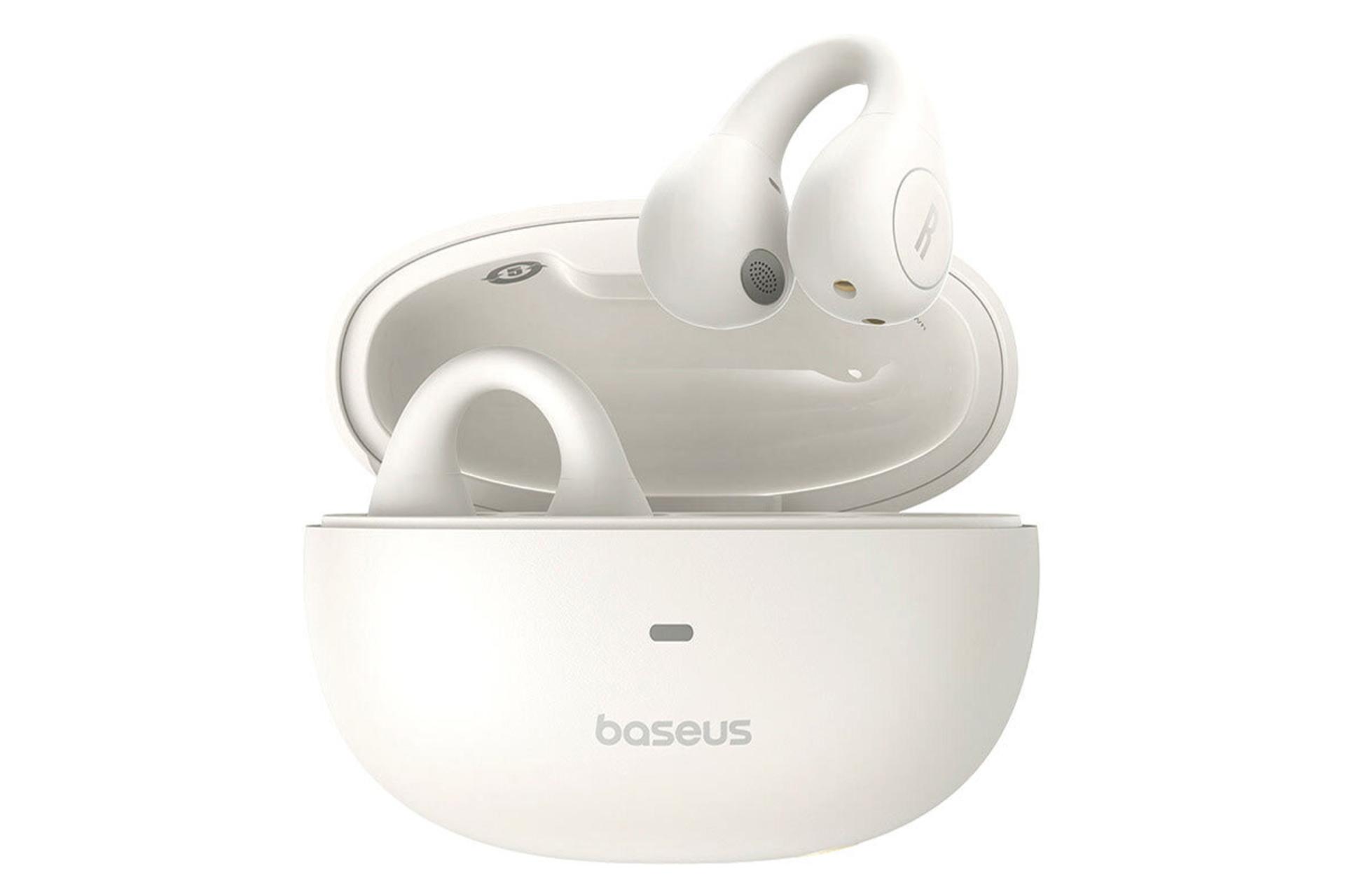 هدفون باسئوس AirGo AS01 رنگ سفید