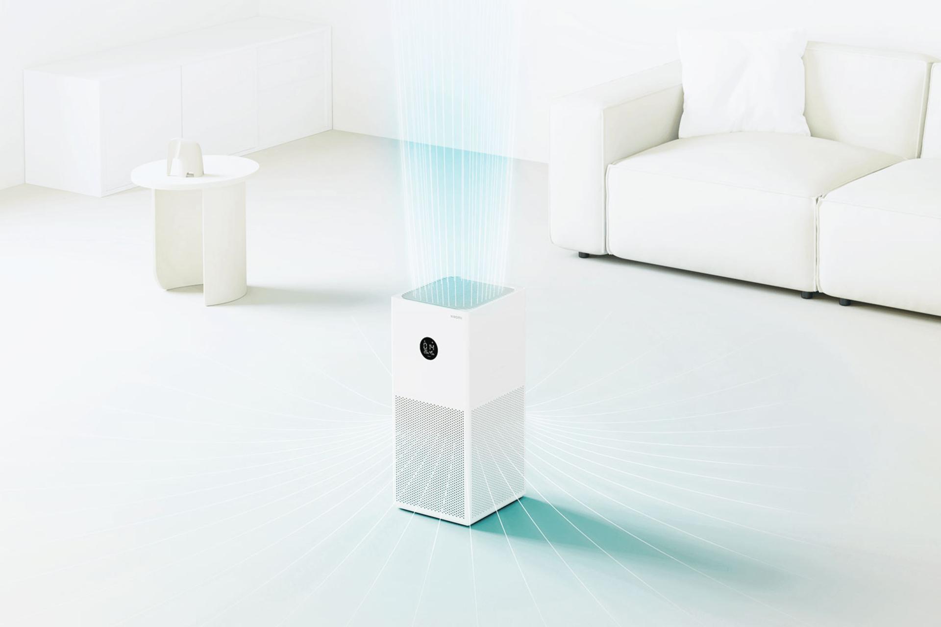 مساحت پوشش‌دهی دستگاه تصفیه هوا شیائومی Smart Air Purifier 4 Lite