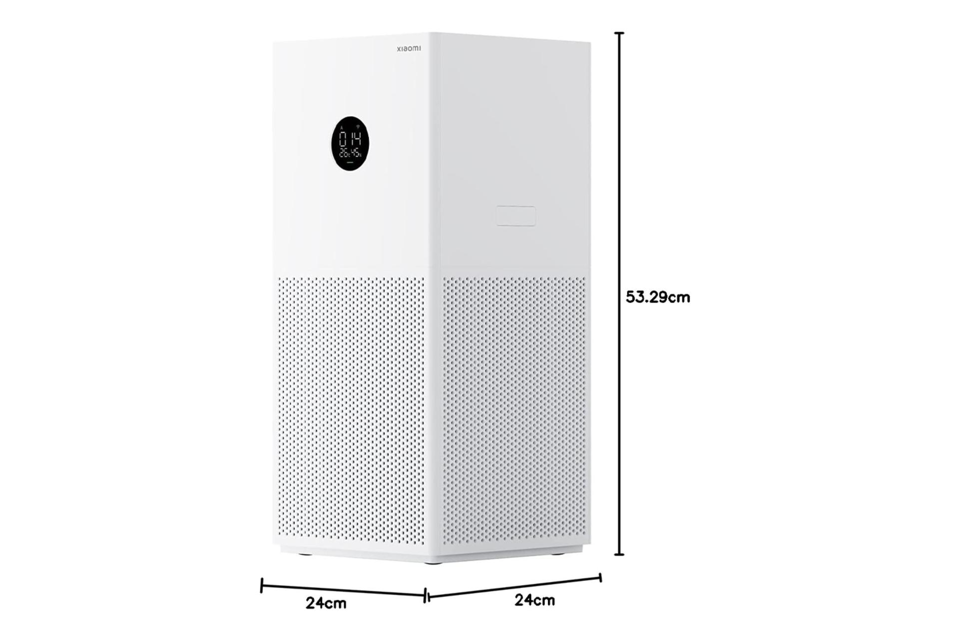 ابعاد و اندازه دستگاه تصفیه هوا شیائومی Smart Air Purifier 4 Lite