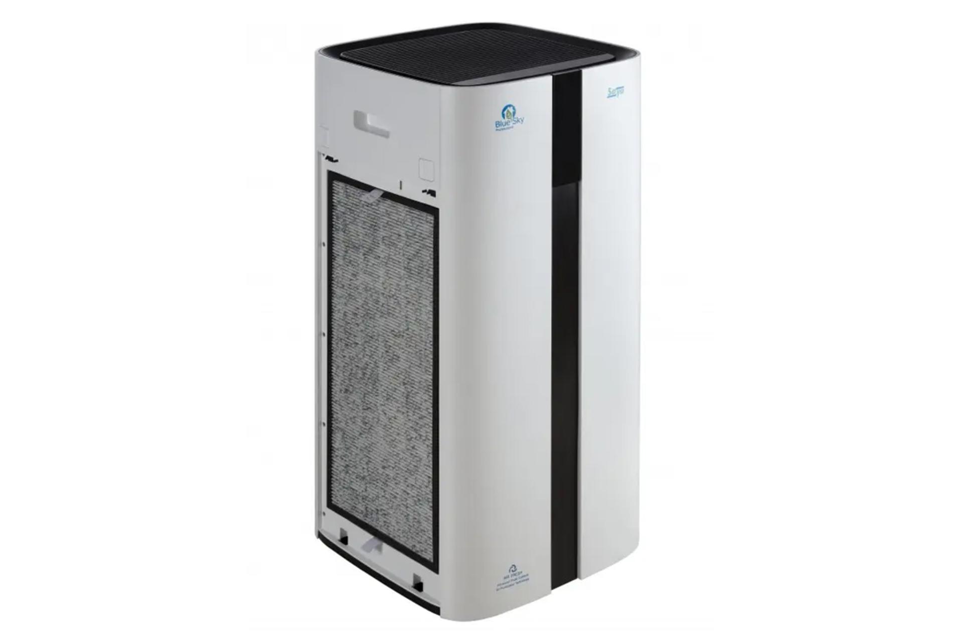 نمای سمت چپ دستگاه تصفیه هوا سایا Professional Blue Sky
