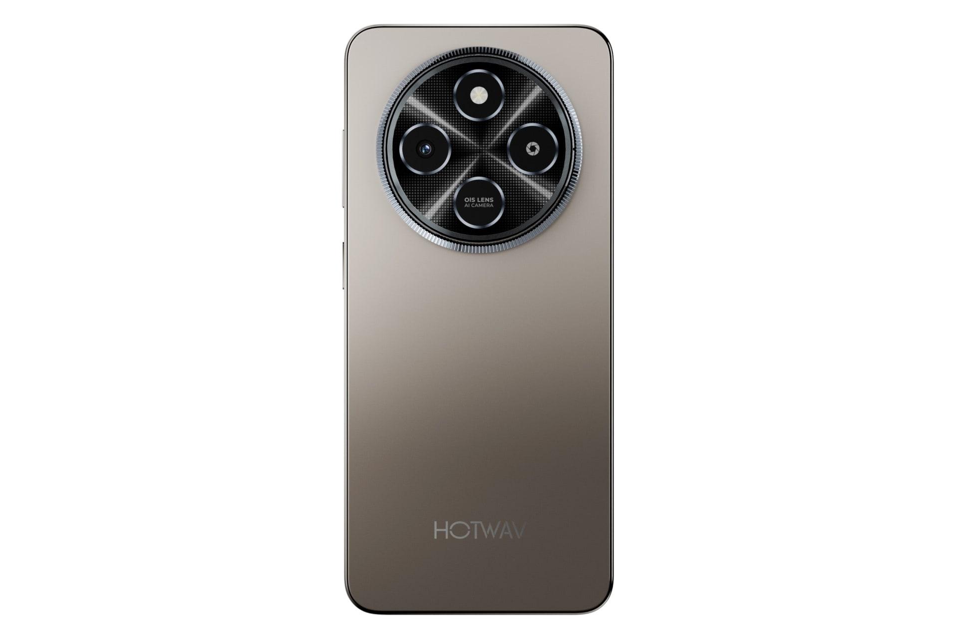 پنل پشت و چینش دوربین گوشی موبایل نوت 16 هات ویو خاکستری / HOTWAV Note 16