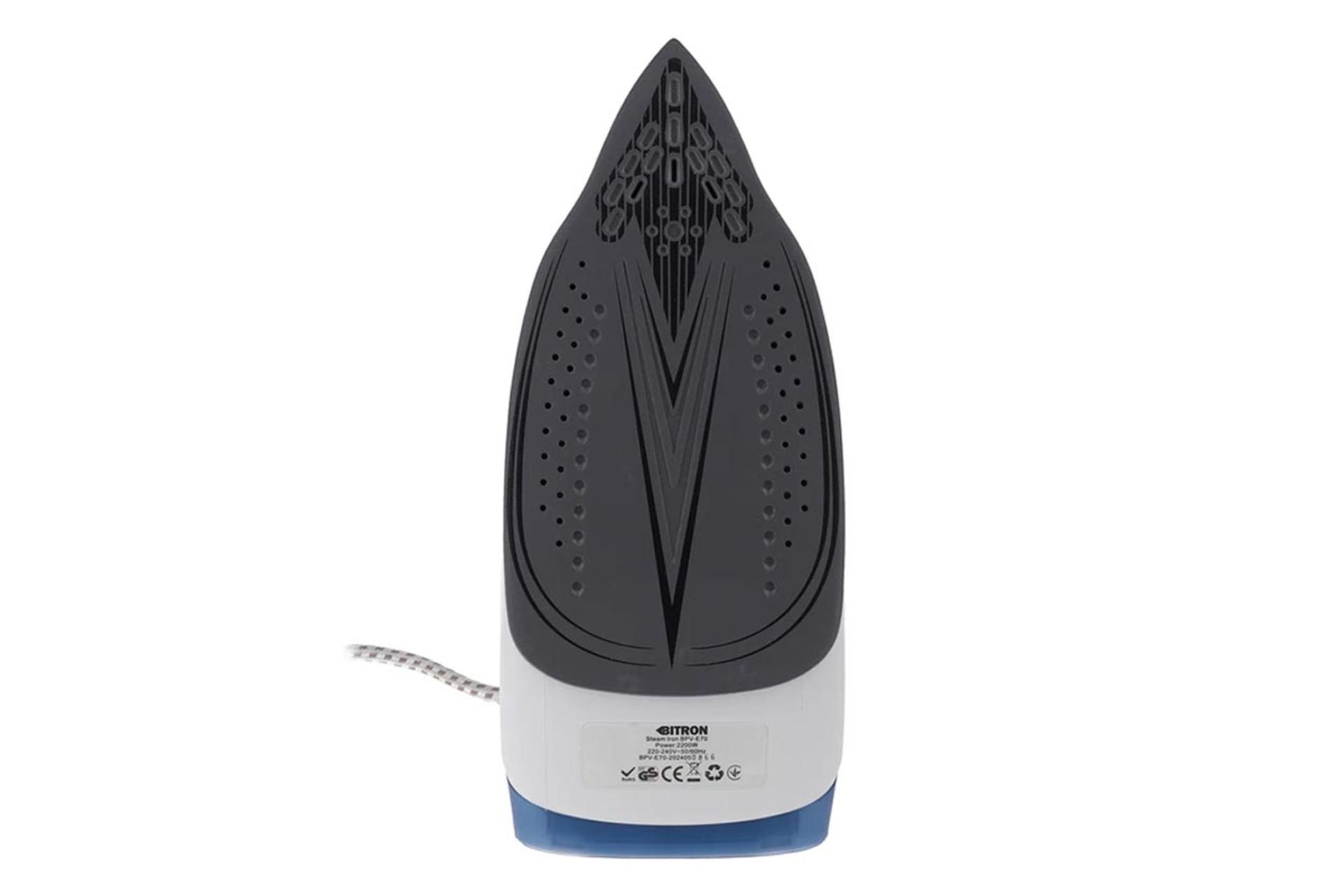 نمای زیر اتو بایترون BPV-E70