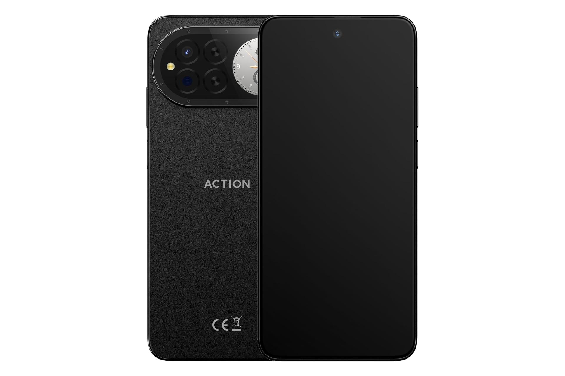 پنل جلو و پشت گوشی موبایل iiiF150 Action 15 مشکی