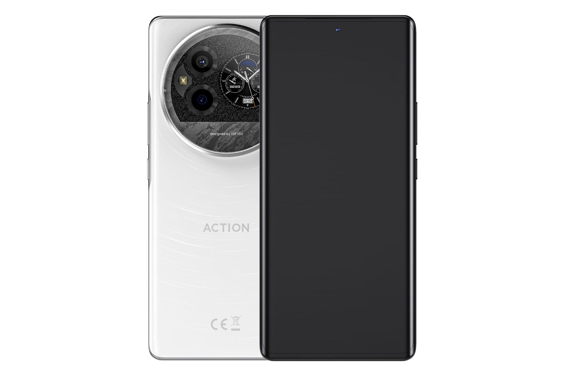 پنل جلو و پشت گوشی موبایل iiiF150 Action 15Pro سفید