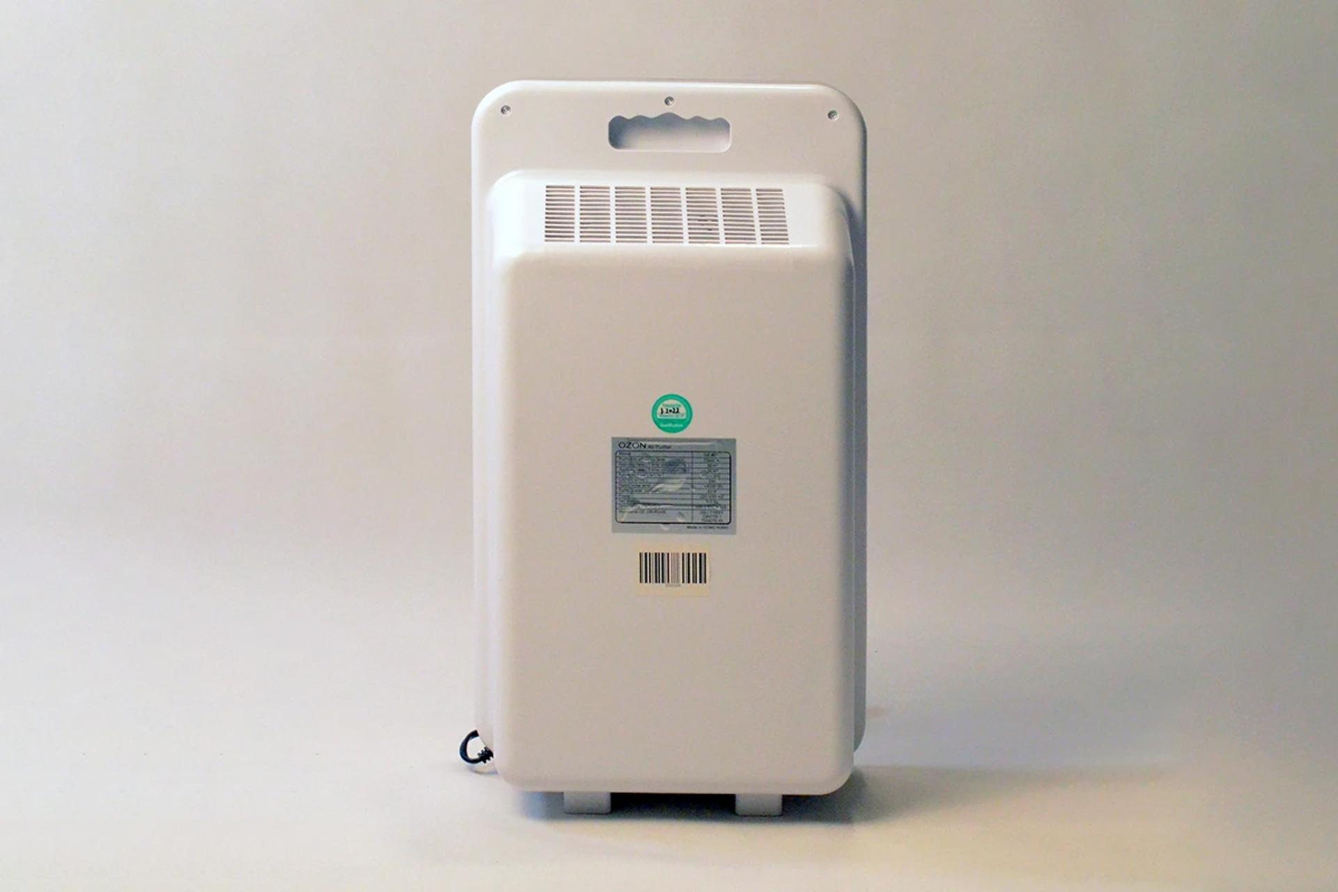 نمای پشت دستگاه تصفیه هوا اوزون OZ-801