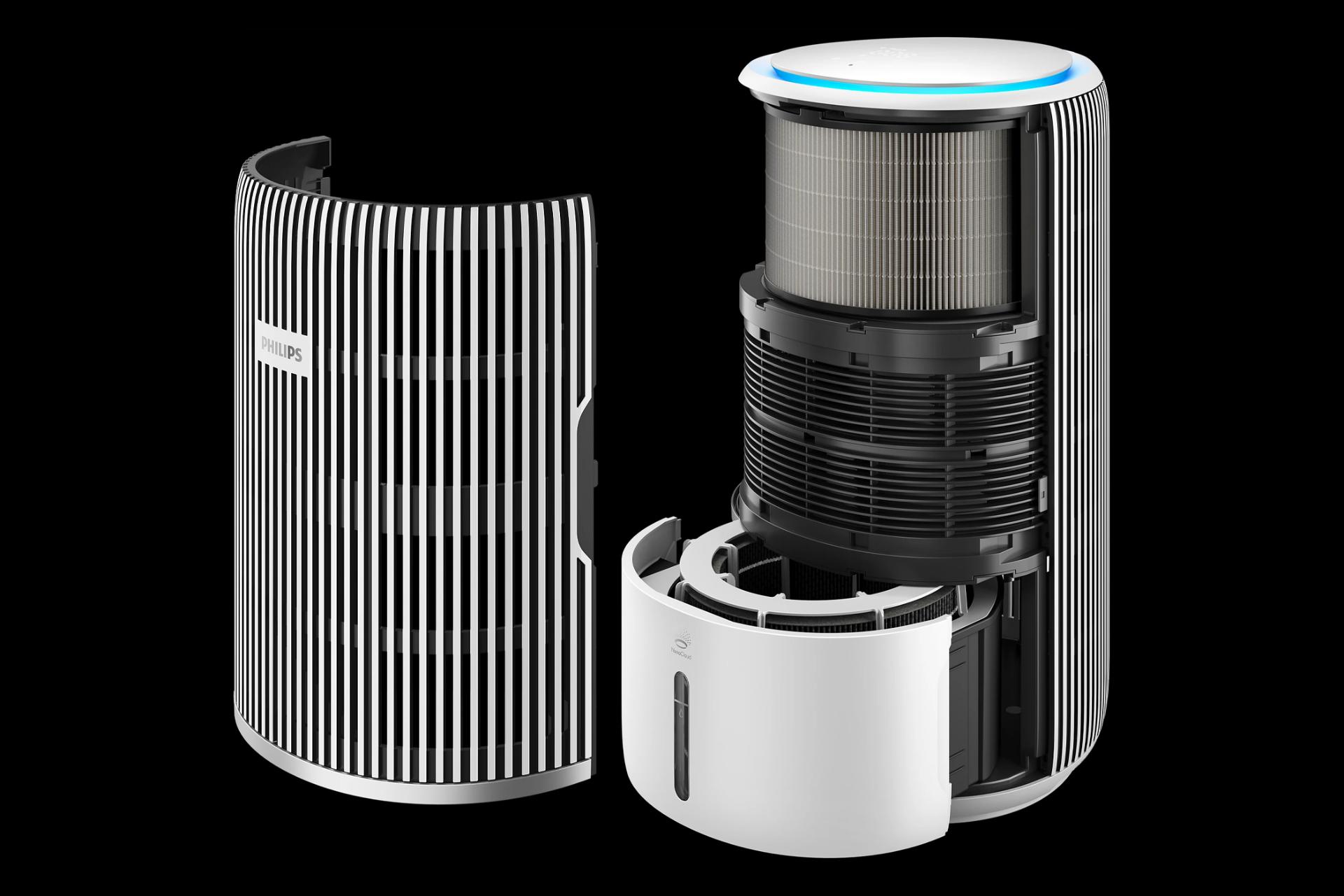 نمای داخل دستگاه تصفیه هوا فیلیپس AC3420