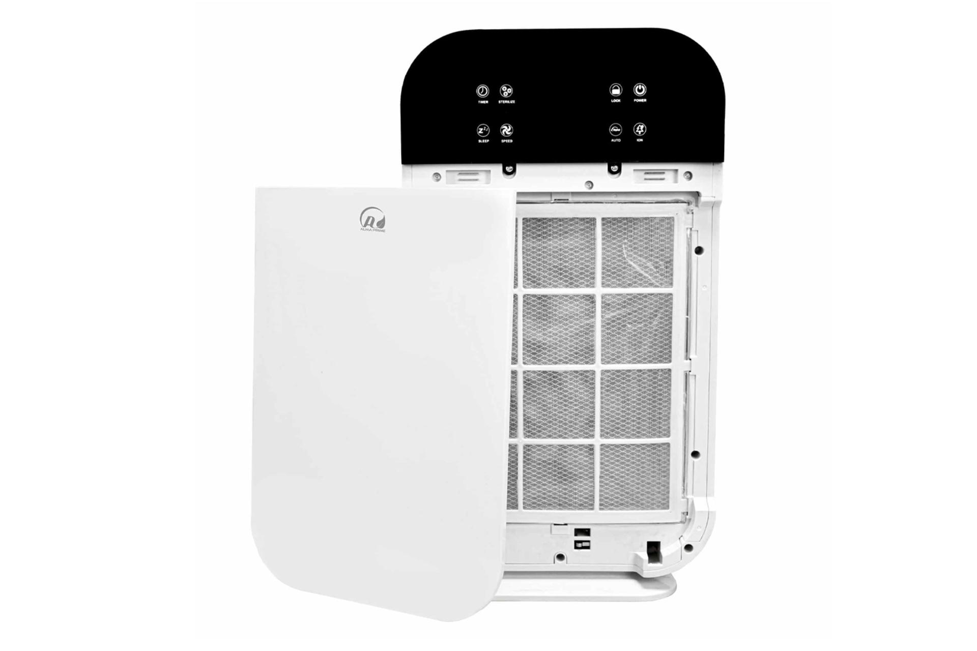 نمای داخل دستگاه تصفیه هوا آلماپرایم AP-361