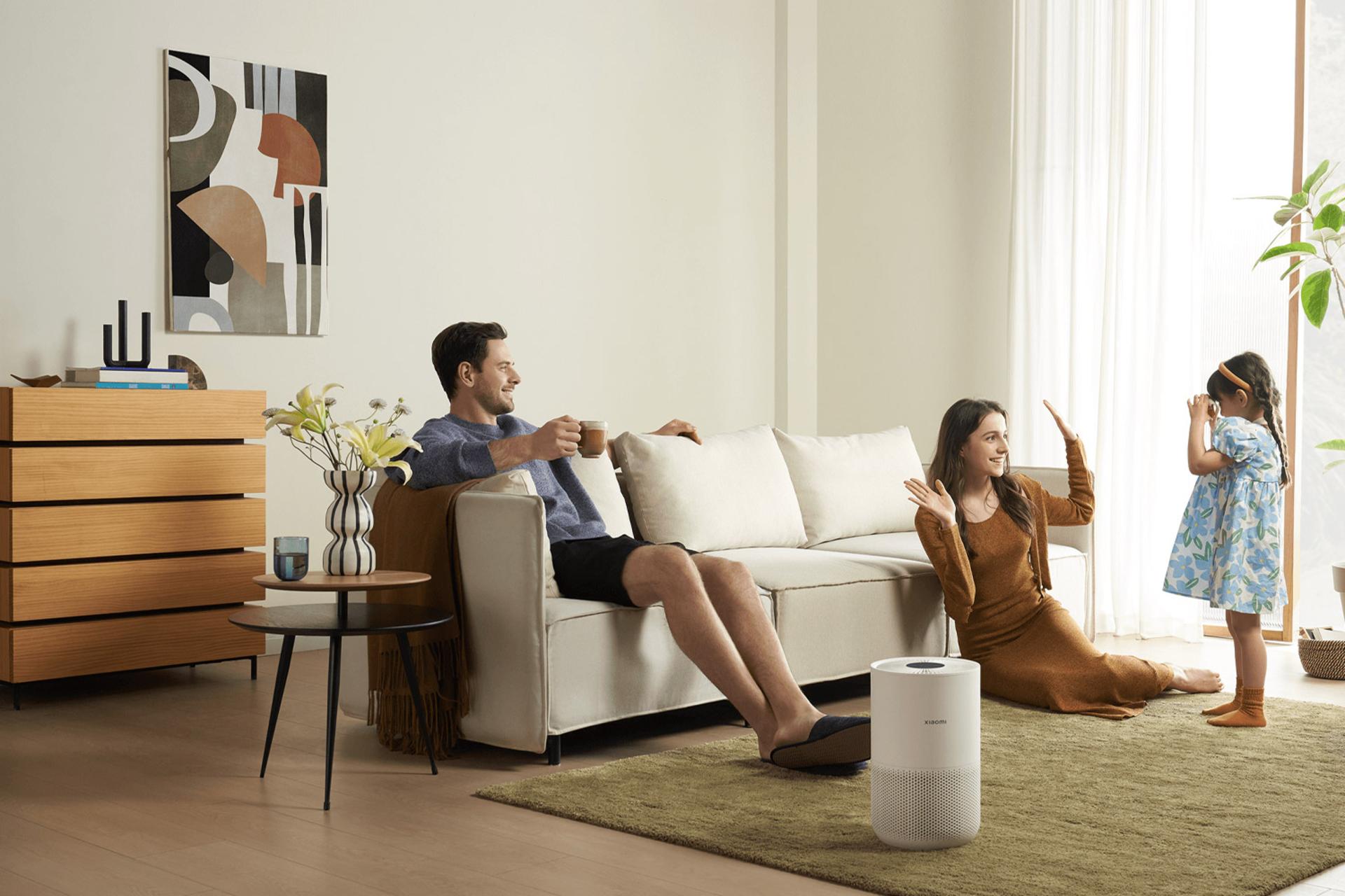  مساحت پوشش‌دهی دستگاه تصفیه هوا شیائومی Smart Air Purifier 4 Compact