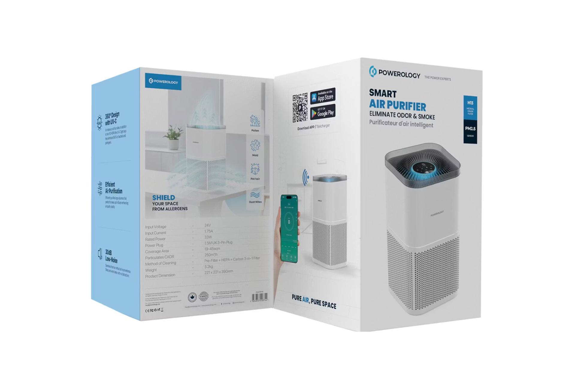 جعبه دستگاه تصفیه هوا پاورولوجی PSAPRFR