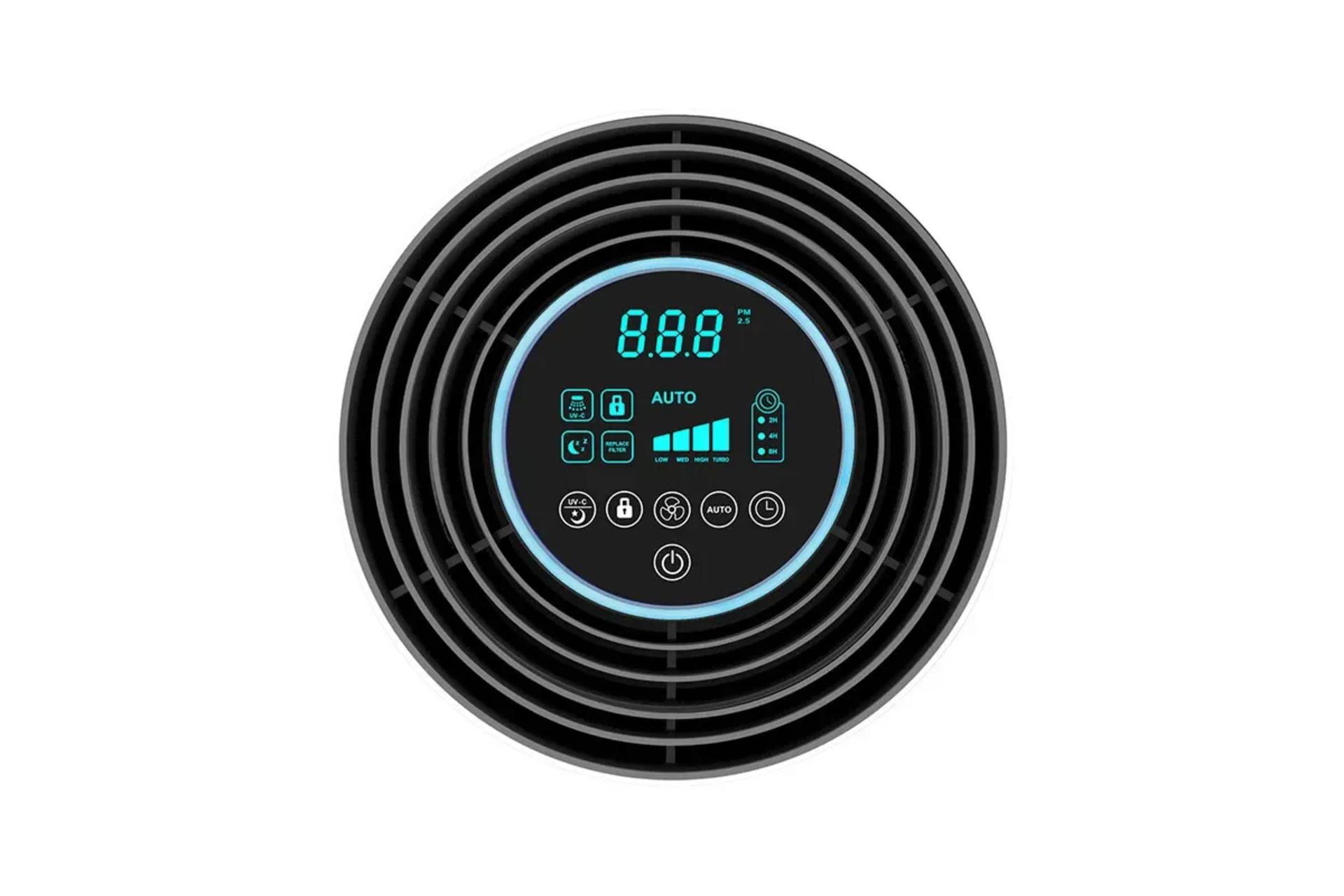 دستگاه تصفیه هوا هایتک HI-AP900 نمای بالا